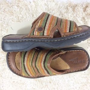 Born Drilles mule sandals Santa Fe hippy chic